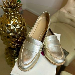 Naturalizer Loafers, Platina Gold Sz. 9